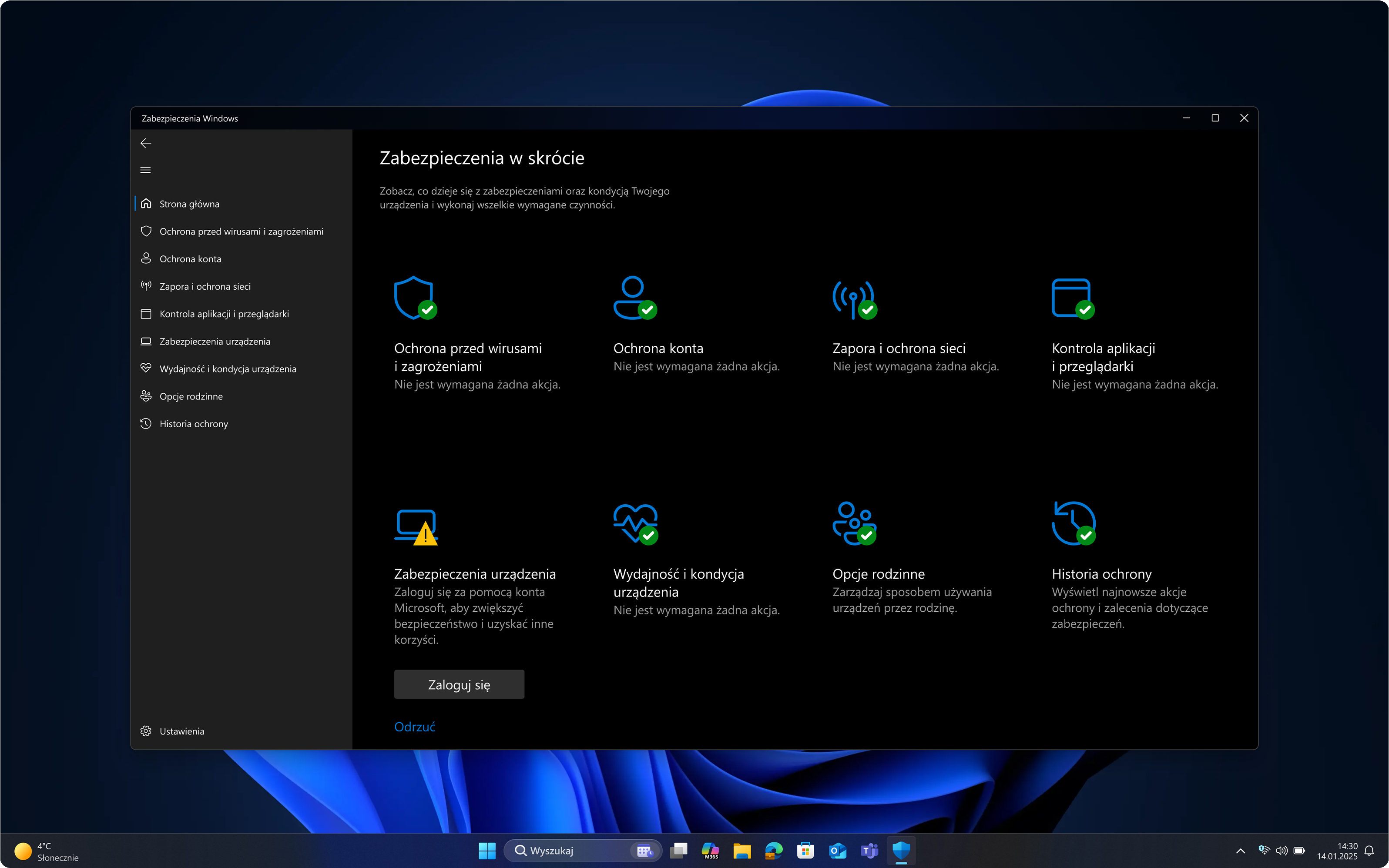 Windows 11 Pro — bezpieczeństwo w skrócie