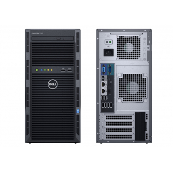 Zestaw serwer DELL PowerEdge T130 E3-1220v6 8GB 2x 1TB SATA 3,5'' S130 DVD-RW 3yNBD + Windows Server 2016 Essentials