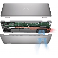 Laptop DELL Latitude 5531 15.6 FHD i5-12600H 16GB 512GB SSD LTE MX550 FPR SCR IRcam W11P 3YBWOS