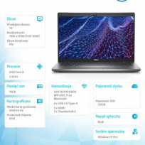 Laptop Dell Latitude 5430 14 FHD i5-1235U 16GB 512GB SSD FPR SCR BK Win11Pro 3Y PS
