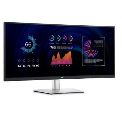 Monitor Dell P3424WE 34 WQHD Curved IPS USB-C RJ45 HDMI DP 3Y 