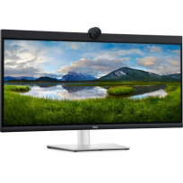 Monitor Dell P3424WEB 34 WQHD Curved IPS HDMI DP USB-C RJ-45 Kamera Głośniki Mikrofon 3Y