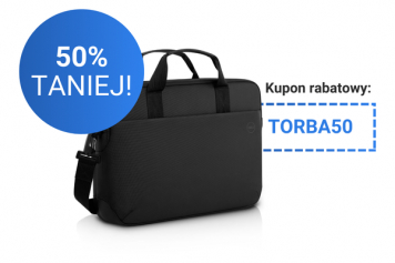 PROMOCJA: 50% rabatu na torbę DELL Ecoloop Essential Briefcase CC3624