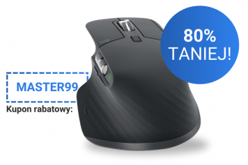 PROMOCJA ZAKOŃCZONA: Mysz Logitech MX Master 3S 80% taniej w zestawie!