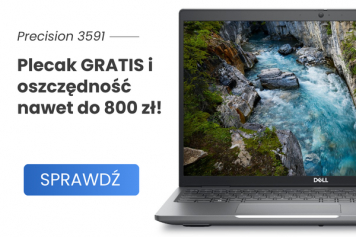 PROMOCJA ZAKOŃCZONA: Dell Precision 3591 – Mobilna stacja robocza + plecak GRATIS
