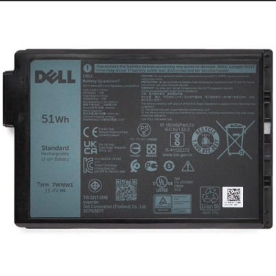Bateria Dell 51Wh Li-ion3-Cell 7WNW1