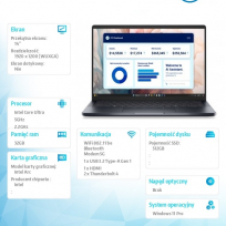 Laptop Dell Pro 14 Premium PA14250 14 FHD+ Ultra 7-268V 32GB 512GB SSD FPR 5G BK vPro W11P 3YPS Magnesium 