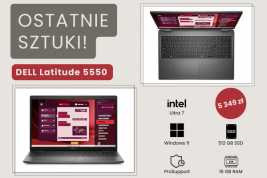 Ostatnia okazja na zakup - Dell Latitude 5550 – biznesowy laptop w świetnej konfiguracji i jeszcze lepszej cenie!