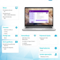 Laptop Dell Pro 14 Plus PB14250 14 FHD+ Ultra 5-236V 16GB 512GB FPR SCR BK vPro W11P 3YPS 