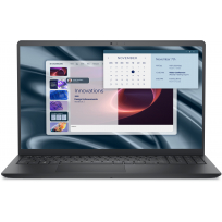 Laptop DELL Pro 15 Essential PV15255  15.6 FHD Ryzen 5 7520 16GB 512GB SSD AMD BK W11P 3YPS Carbon Black Plastic