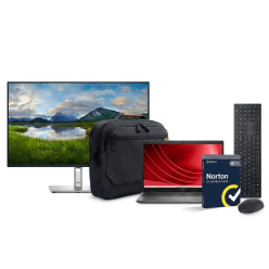 Zestaw Dell Latitude 3550 15.6 FHD Ultra 5-125U 16GB 512GB W11P 3YPS + monitor DELL P2725DE + DELL KM5221W + torba DELL Ecoloop + Norton Small Business