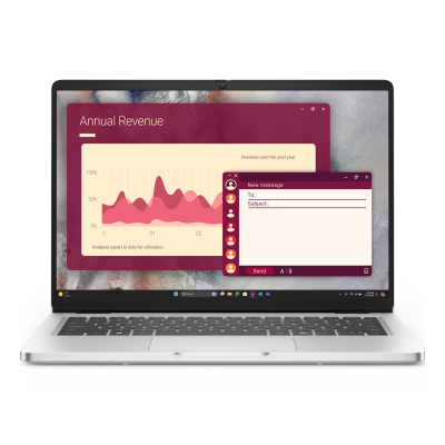 Laptop DELL Pro 14 PC14250 14 FHD+ Ultra 5-225U 16GB 512GB SSD FPR SCR BK W11P 3YPS Platinum Silver