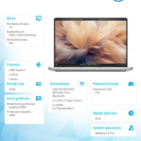 Laptop Dell Pro 14 Plus PB14255 14 FHD+ Ryzen 5 PRO 230 32GB 1TB AMD FPR SCR BK W11P 3YPS 