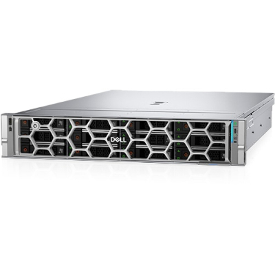 Serwer DELL PowerEdge R5715 16x2.5 HP AMD EPYC 9135 128GB 2x960GB SSD SATA Rails Bezel PERC H965i iDRAC10 Ent 2x1100W 3Y Basic