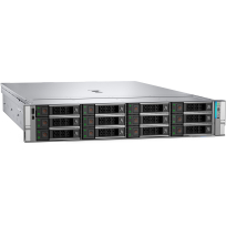 Serwer DELL PowerEdge R5715 12x3.5 HP AMD EPYC 9015 32GB 2x2TB HDD SATA Rails Bezel PERC H965i iDRAC10 Ent 2x800W 3Y Basic