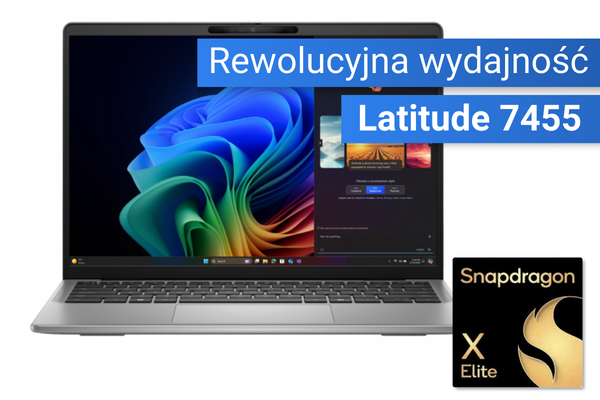 Rewolucyjna wydajność Dell Latitude 7455 z procesorami Snapdragon - zamów w przedsprzedaży!