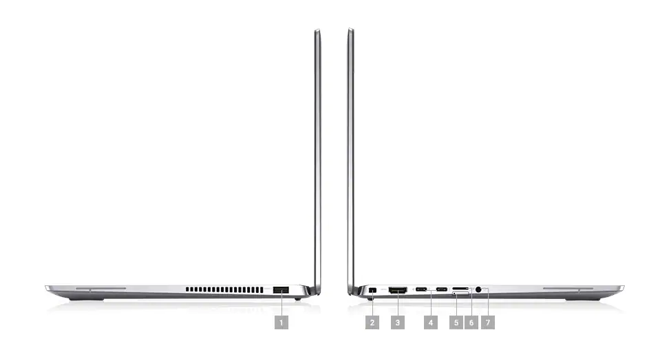 Laptop Dell Latitude 9420 - porty rozszerzeń