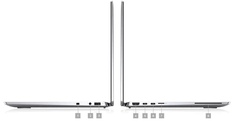 Laptop Dell Latitude 9520 - porty rozszerzeń